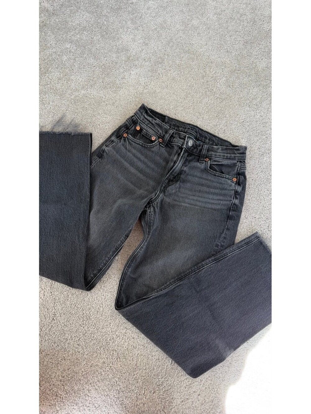 American Eagle Stretch Barrel Jeans - Picture 2 of 6